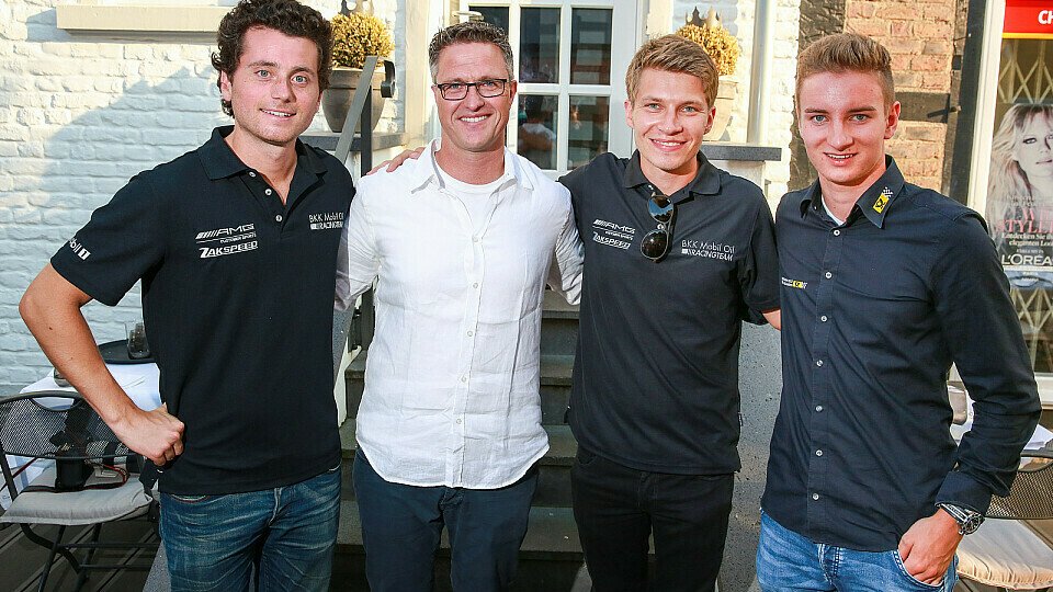 Luca Ludwig, Ralf Schumacher, Sebastian Asch und Tim Zimmermann, Foto: ADAC GT Masters
