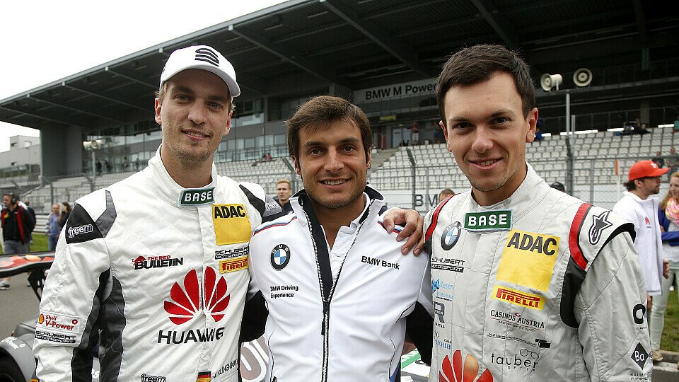 Bruno Spengler zusammen mit Dominik Baumann und Jens Klingmann, Foto: BMW