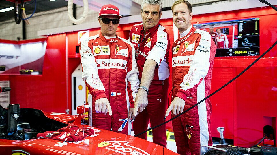Kimi Räikkönen erklärt, warum Ferrari mit Sebastian Vettel sehr viel stärker geworden ist, Foto: Ferrari