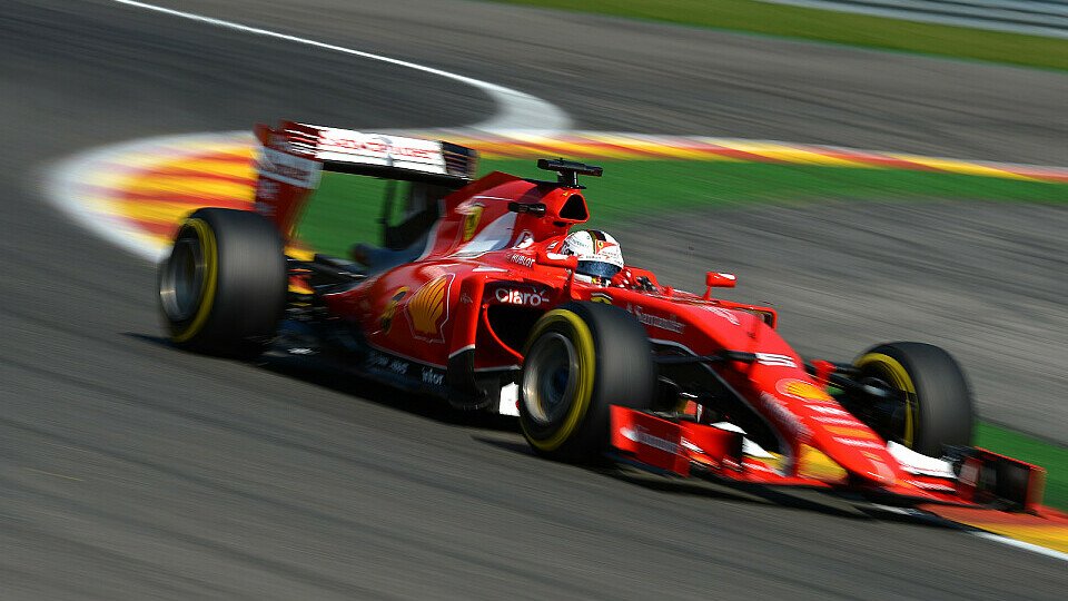 Sebastian Vettel landet im Qualifying zum Belgien GP auf Platz 9, Foto: Sutton
