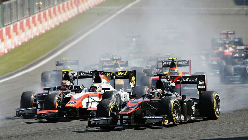 Am Start lief beim GP2-Rennen alles schief, Foto: GP2 Series