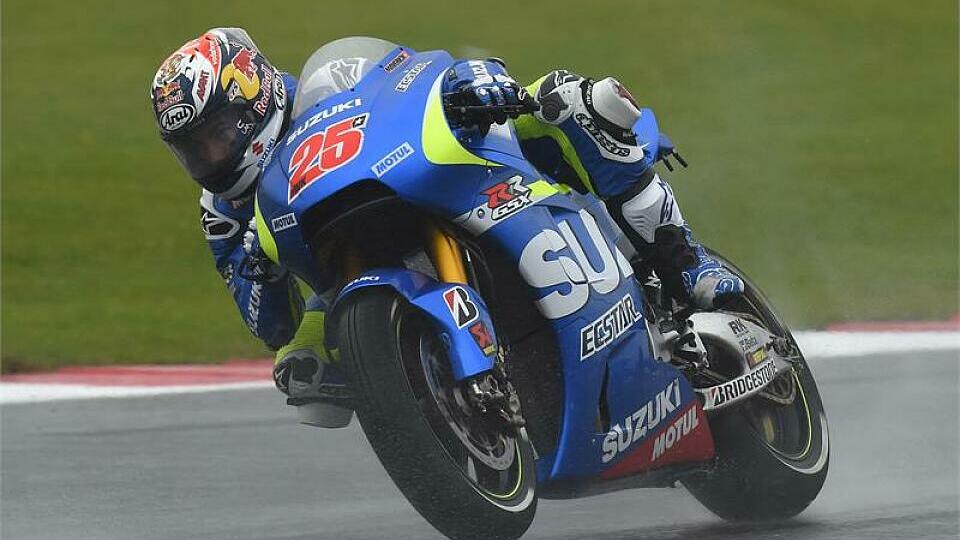 Der Regen in Silverstone war hilfreich, doch für Misano hofft Suzuki auf trockene Bedingungen, Foto: Suzuki