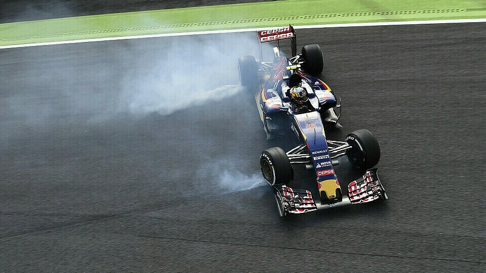 Toro Rosso fliegt in Monza aus der Kurve, ist aber trotzdem gut gelaunt., Foto: Sutton