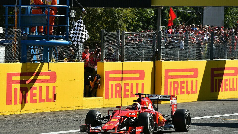 Ferrari feierte beim Heimrennen in Monza einen zweiten Platz, Foto: Sutton