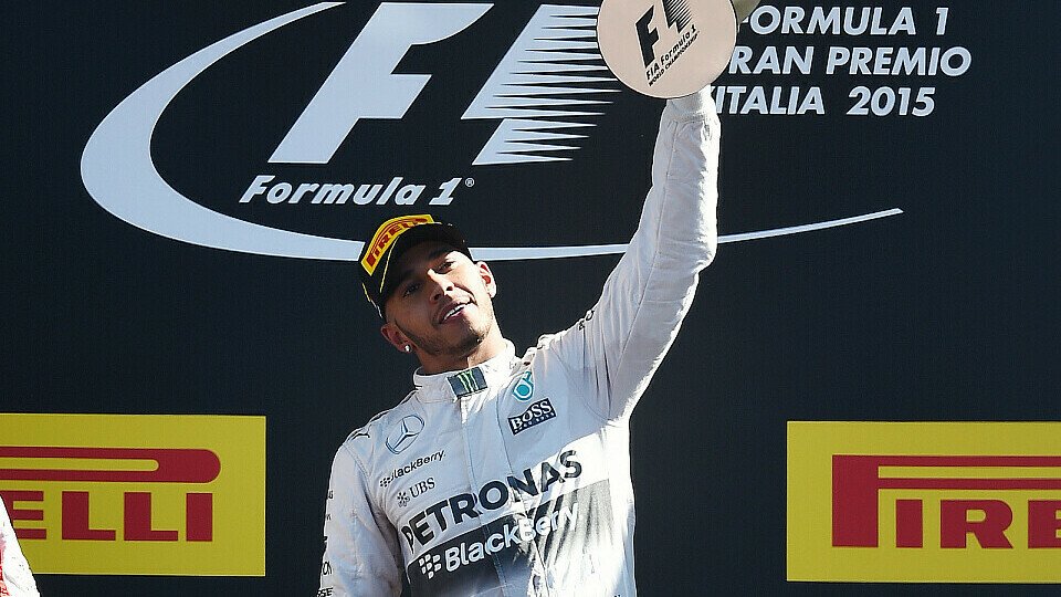 In Italien stand Hamilton zum 40. Mal am Siegerpodest, Foto: Sutton