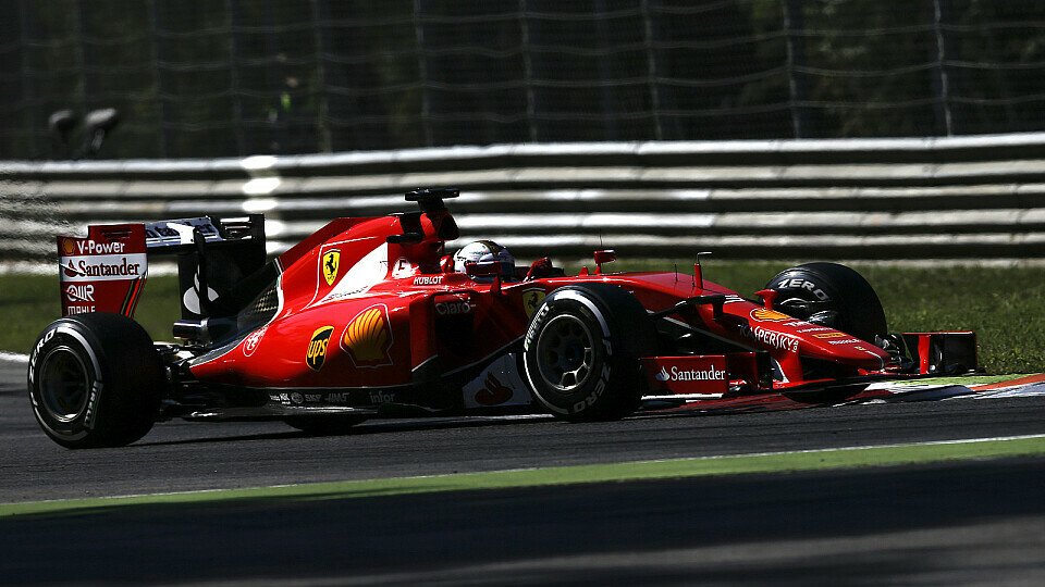 Sebastian Vettel testete für Ferrari - allerdings nicht mit dem abgebildeten Vorjahresboliden, Foto: Sutton