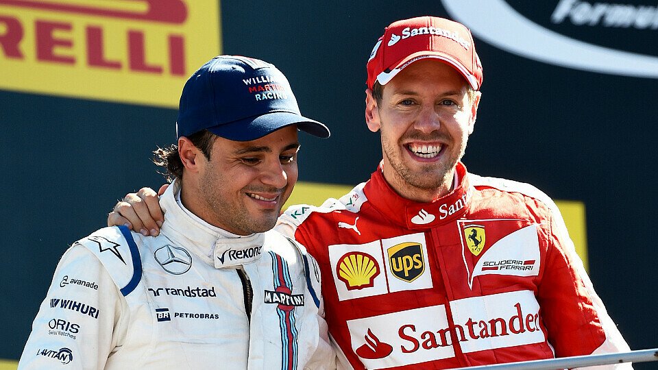 Sebastian Vettel und Felipe Massa verstehen sich eigentlich, Foto: Sutton