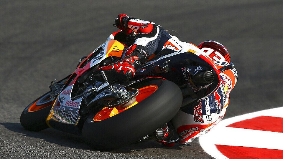 Hält der Hinterreifen an Marquez' Honda die Renndistanz durch?, Foto: Repsol