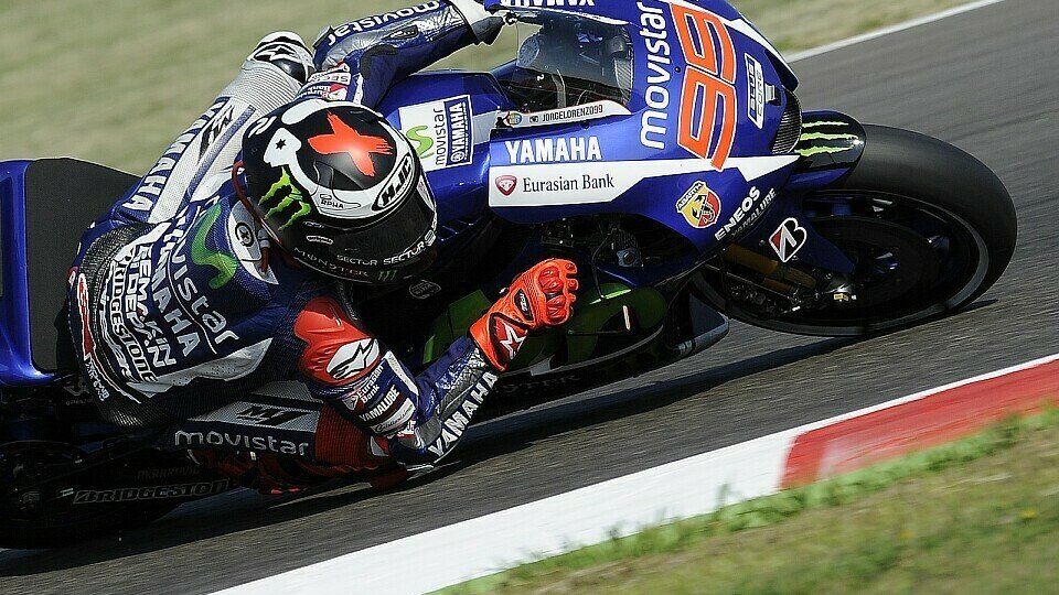 Unschlagbar: Jorge Lorenzo zermürbt die Konkurrenz mit schierem Speed, Foto: Yamaha