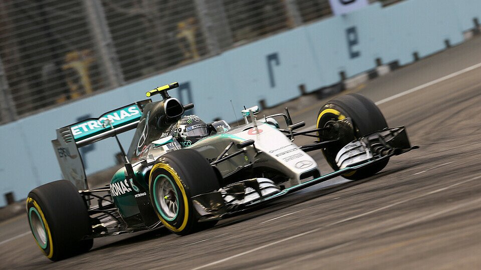 Nico Rosberg dominierte das erste Freie Training in Singapur, Foto: Sutton