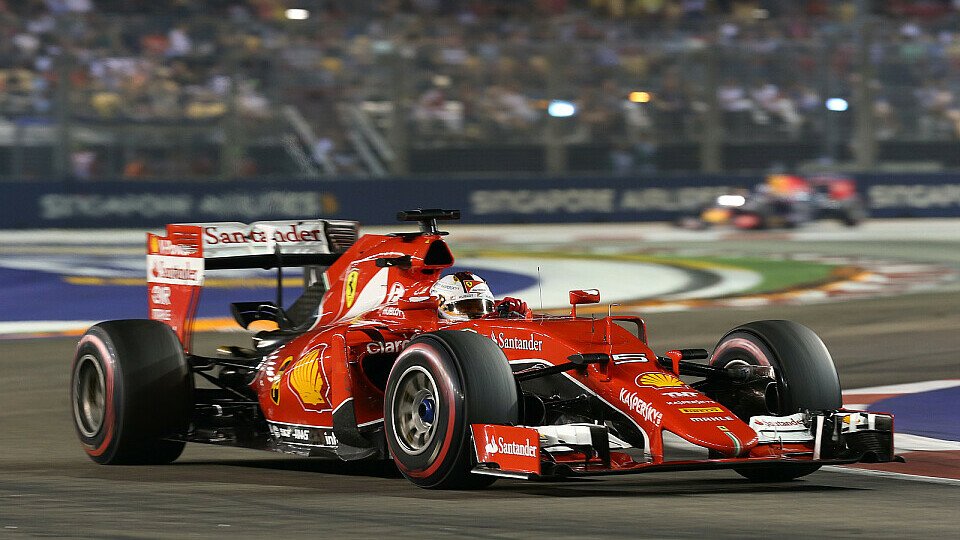 Dritter Saisonsieg für Vettel mit Ferrari, Foto: Sutton
