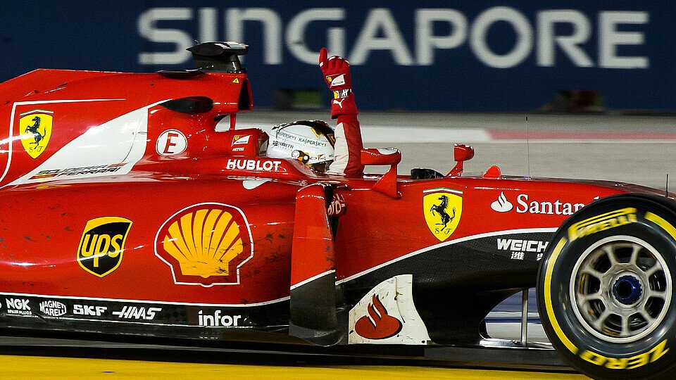Vettel raste am Sonntag zu Saisonsieg Nummer drei, Foto: Sutton