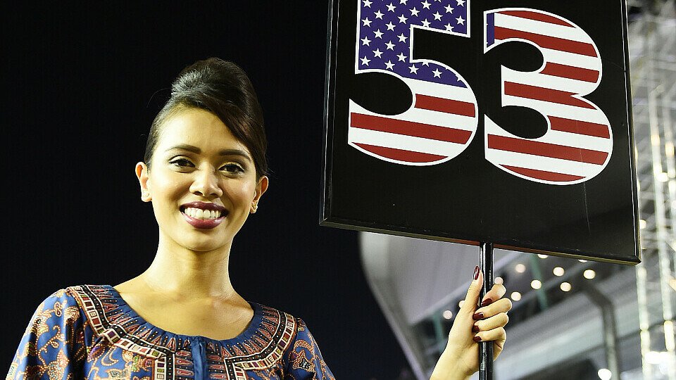 Erstmals seit 2007 ist wieder eine us-amerikanische Flagge im Starterfeld eines US GPs zu sehen, Foto: Sutton