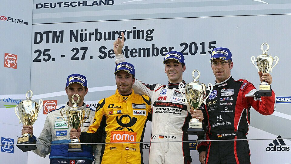 Sven Müller siegte am Nürburgring., Foto: Porsche