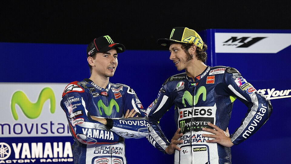 Rossi oder Lorenzo - einer von beiden wird MotoGP-Weltmeister 2015, Foto: Yamaha