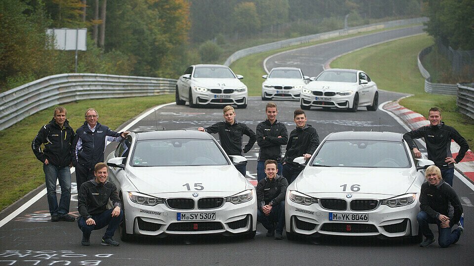 Die Förderkandidaten der Speed Academy auf dem Nürburgring, Foto: Speed Academy