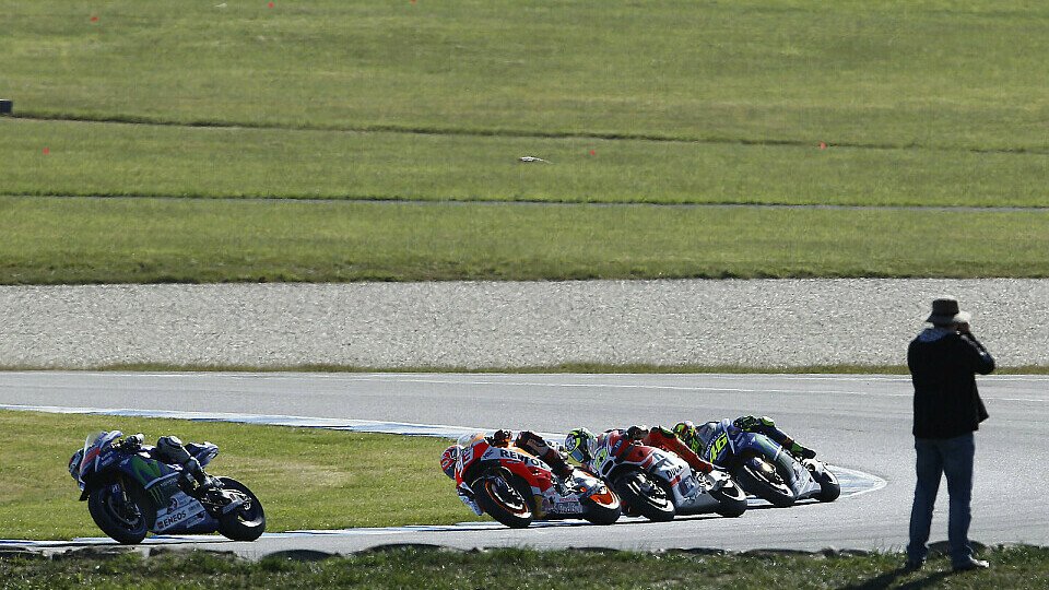 Lorenzo, Marquez, Rossi und Iannone fighteten bis zur letzten Runde um den Sieg, Foto: Repsol