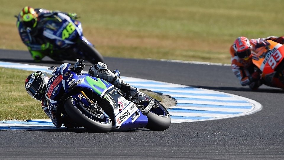 2015 wurde Marquez zum entscheidenden Faktor im Duell Lorenzo gegen Rossi, Foto: Yamaha