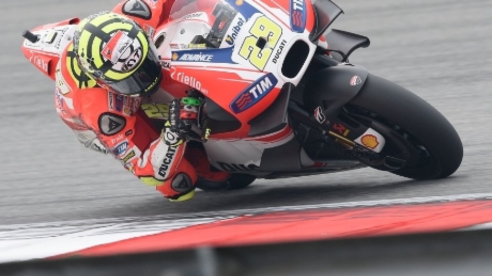 Andrea Iannone konnte sich an die Spitze heranpirschen, Foto: Ducati