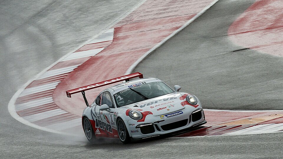 Auch der Porsche Supercup leidet unter dem Regen in Austin, Foto: Porsche AG