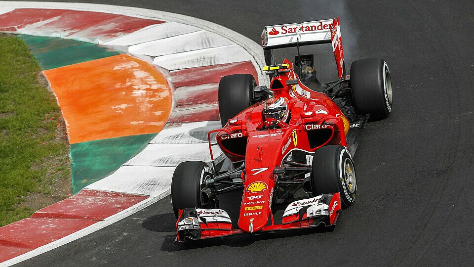 Ein Defekt am Ferrari von Kimi Räikkönen im Training sorgt für Probleme bei Ferrari, Foto: Sutton