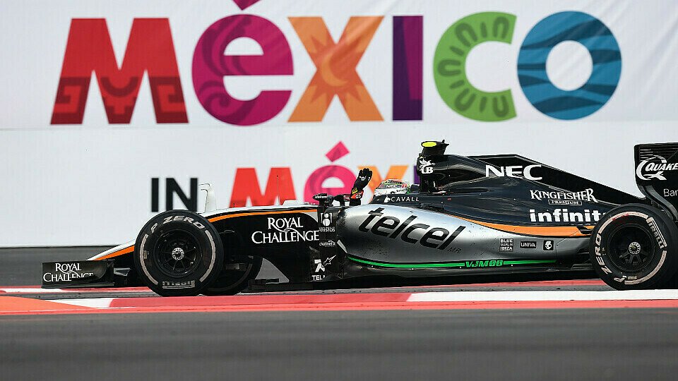 Sergio Perez wurde bei seinem Heimrennen in Mexiko Achter, Foto: Sutton