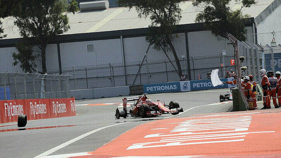 Vettel sah in Mexiko keine Zielflagge, Foto: Sutton