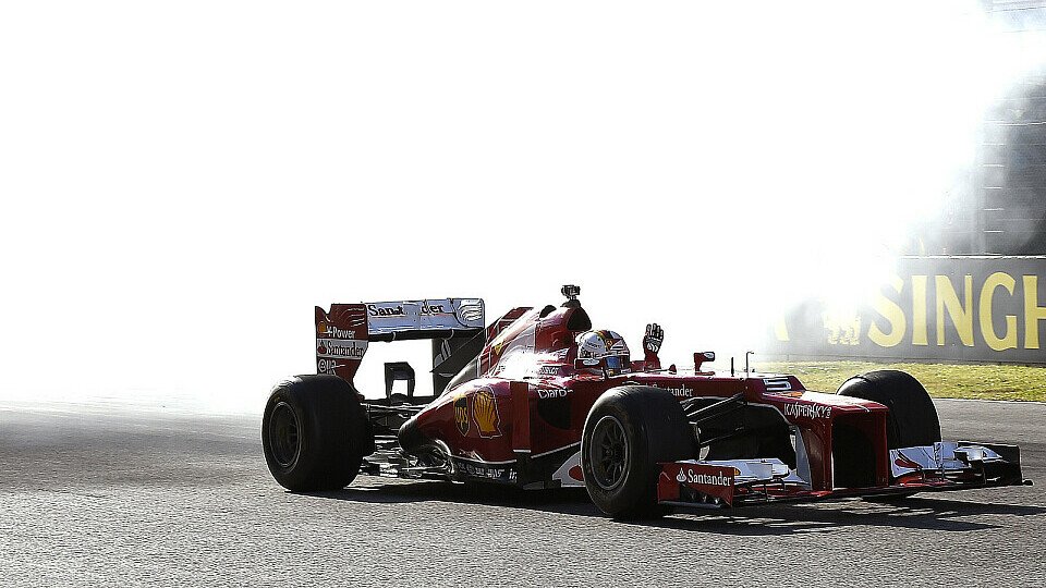 Sebastian Vettel bot den Fans in Italien ordentlich Action, Foto: Ferrari