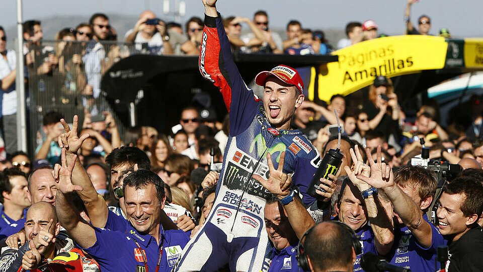 Jorge Lorenzo ist zum dritten Mal MotoGP-Weltmeister!, Foto: Monster