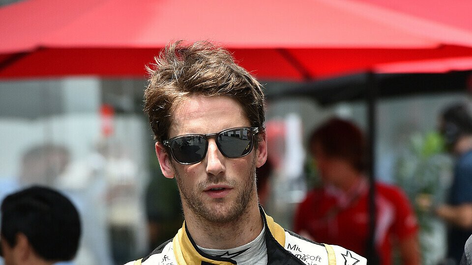 Für Romain Grosjean war es ein schwieriges Wochenende in Brasilien, Foto: Sutton