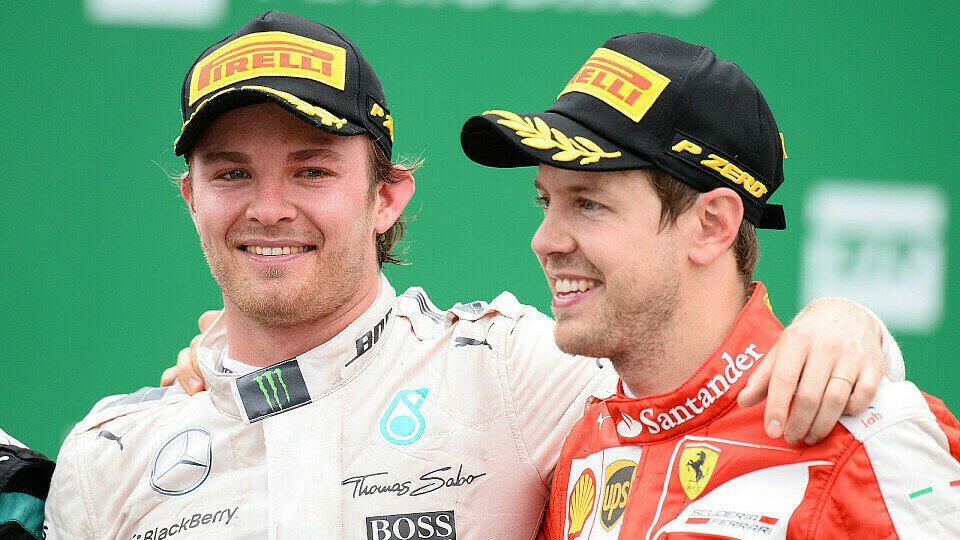 Sebastian Vettel hat die besten Chancen um 2017 an Nico Rosbergs Erfolge anzuknüpfen, Foto: Sutton