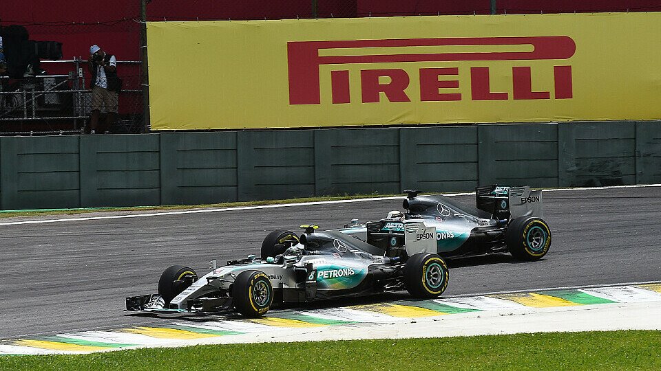 Zwischen Lewis Hamilton und Nico Rosberg könnte in Brasilien die Titelentscheidung fallen, Foto: Sutton