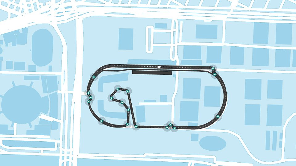 So sieht die Strecke des neuen Mexiko ePrix aus, Foto: FIA Formula E