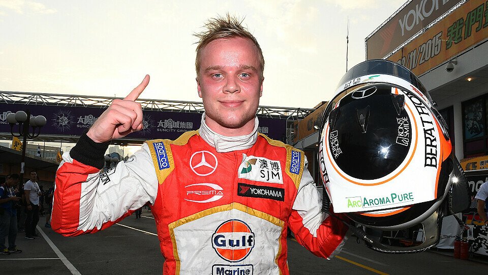 Felix Rosenqvist gewann 2015 das Formel 3 Rennen in Macau, Foto: Sutton
