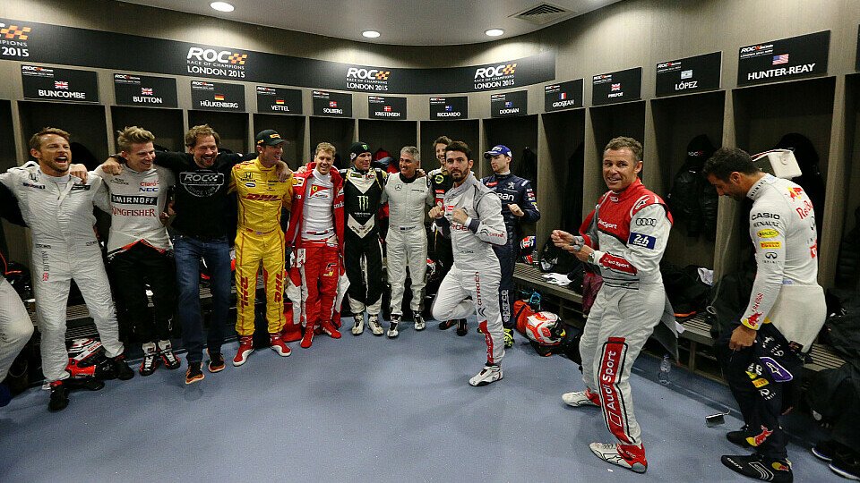 Nicht nur die F1-Piloten hatten beim Race of Champions ihren Spaß, Foto: ROC