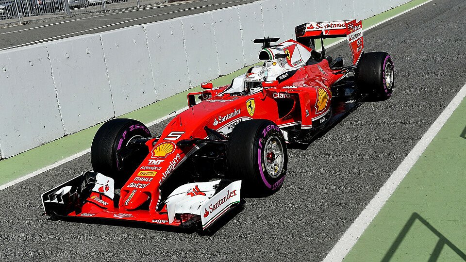 Sebastian Vettel setzte bereits den ultrasoften Reifen ein, Foto: Ferrari