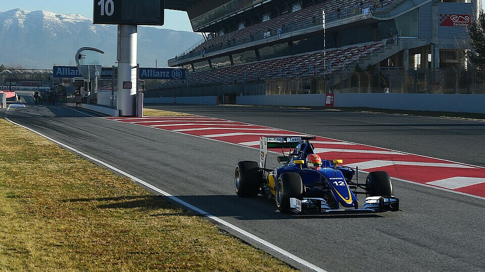Sauber debütierte den neuen Boliden erst in der zweiten Testwoche in Barcelona, Foto: Sutton