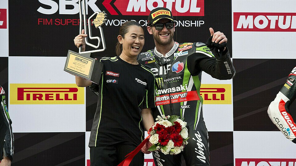 Tom Sykes zeigte in Rennen zwei in Thailand eine der besten Performances seiner KArriere, Foto: Kawasaki
