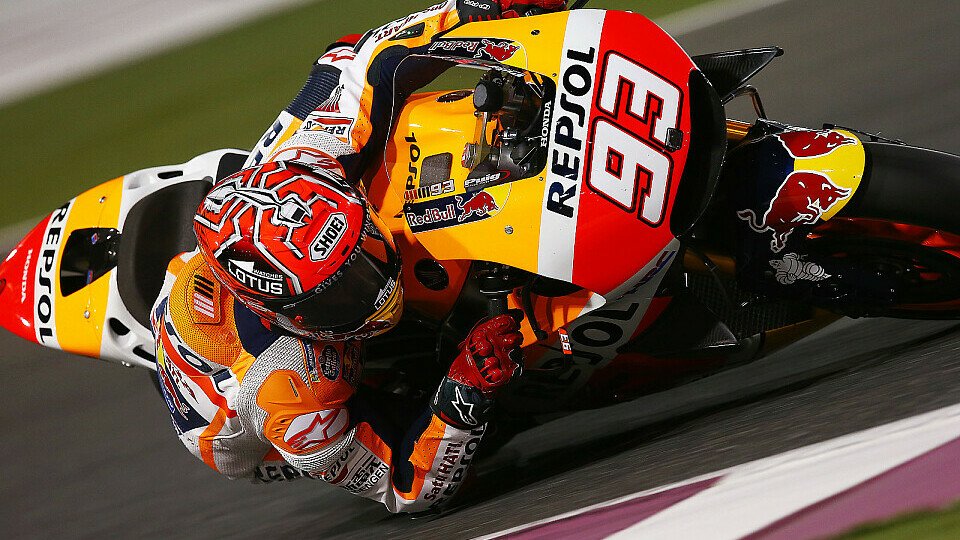 Marc Marquez beklagte sich auf am Katar-Freitag über Probleme mit der Motorbremse, Foto: Repsol Media