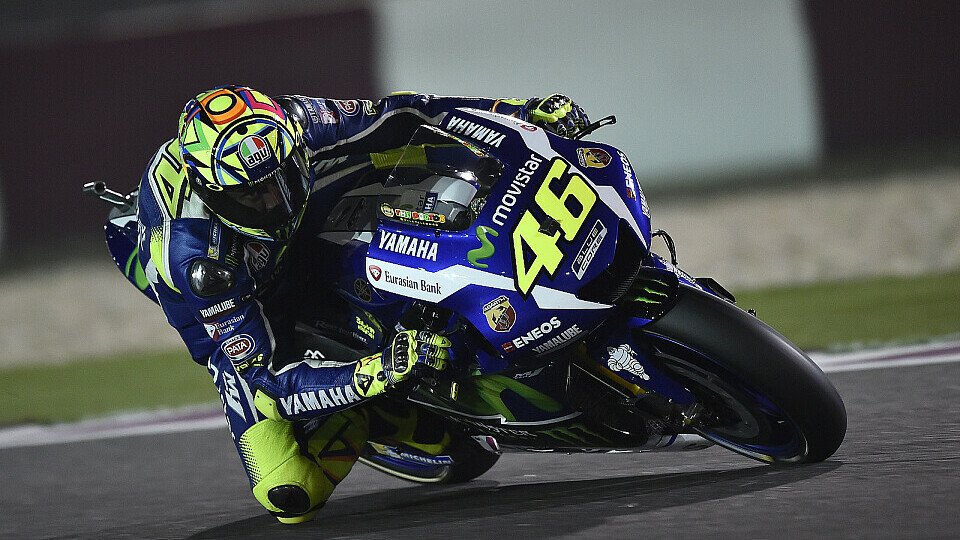 Valentino Rossi konnte am Freitag mit der Spitze nicht mithalten, Foto: Yamaha