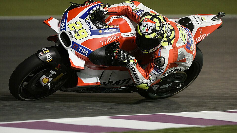 Andrea Iannone war am Freitag Schnellster, hadert aber mit der Reifenwahl, Foto: Ducati