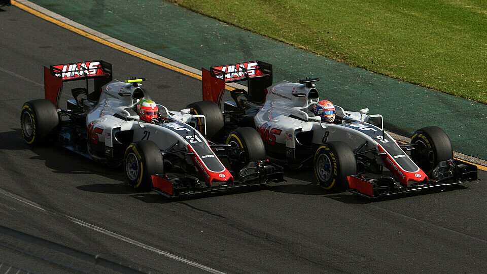 Haas startete gut in die erste Formel-1-Saison. Doch läuft der Bahrain GP ebenso gut für Grosjean und Co.?, Foto: Sutton