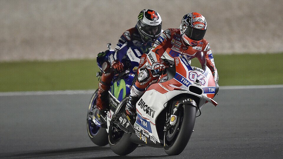 Noch Rivalen, doch schon 2017 Teamkollegen? Jorge Lorenzo und Andrea Dovizioso, Foto: Ducati