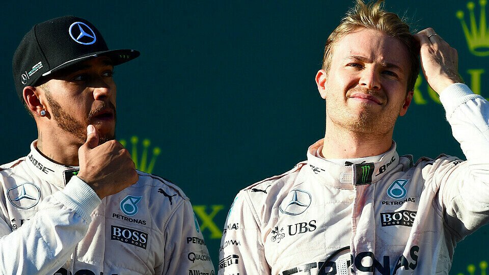 Der WM-Kampf zwischen Nico Rosberg und Lewis Hamilton spitzt sich immer weiter zu, Foto: Sutton