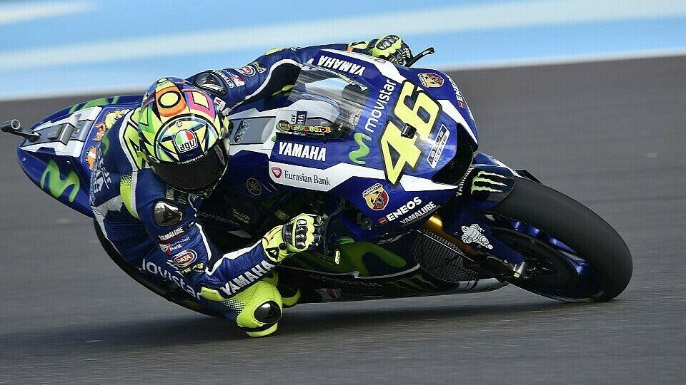 Valentino Rossi schaffte es in die erste Startreihe, Foto: Yamaha