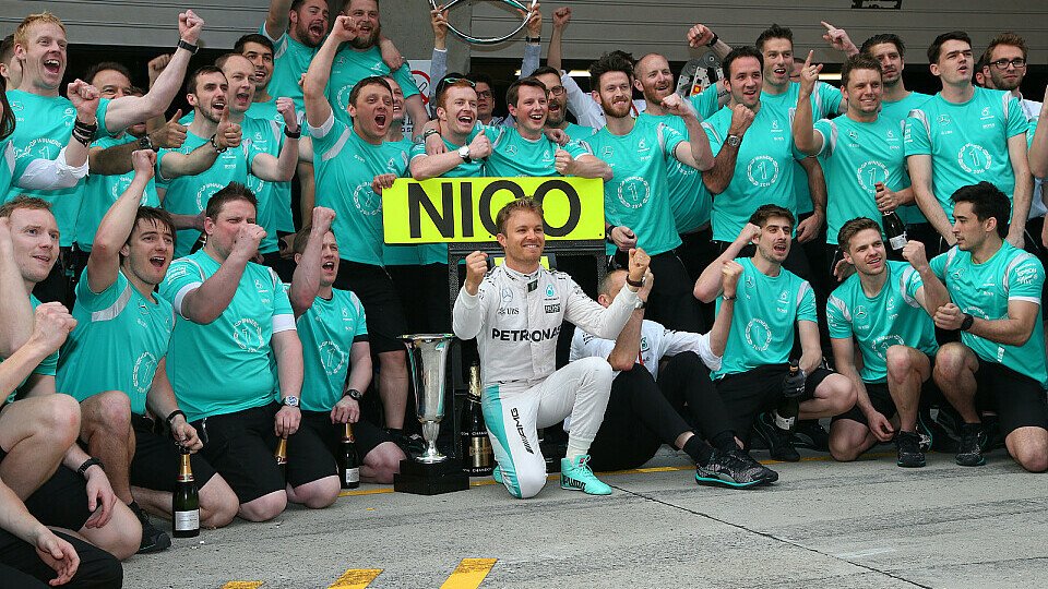 Rosberg siegte zum dritten Mal im dritten Rennen der Saison