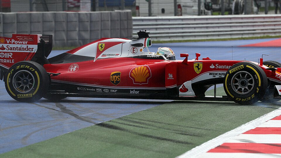 Sebastian Vettel hatte in seinem Ferrari mit dem Grip-Niveau in Sochi zu kämpfen, Foto: Sutton