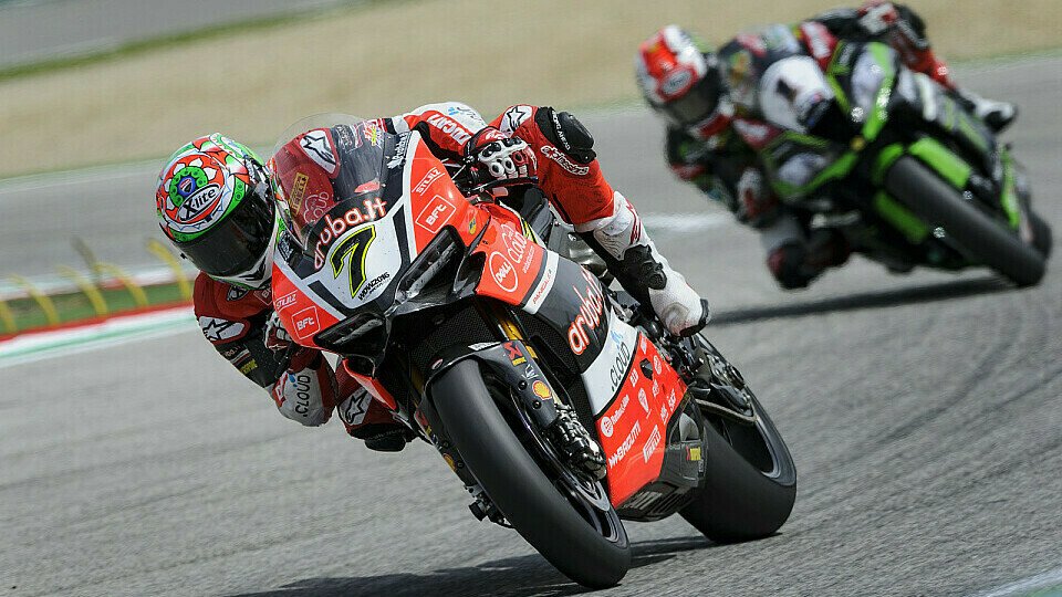 Chaz Davies fuhr zuletzt in Imola der WSBK-Konkurrenz auf und davon, Foto: Ducati