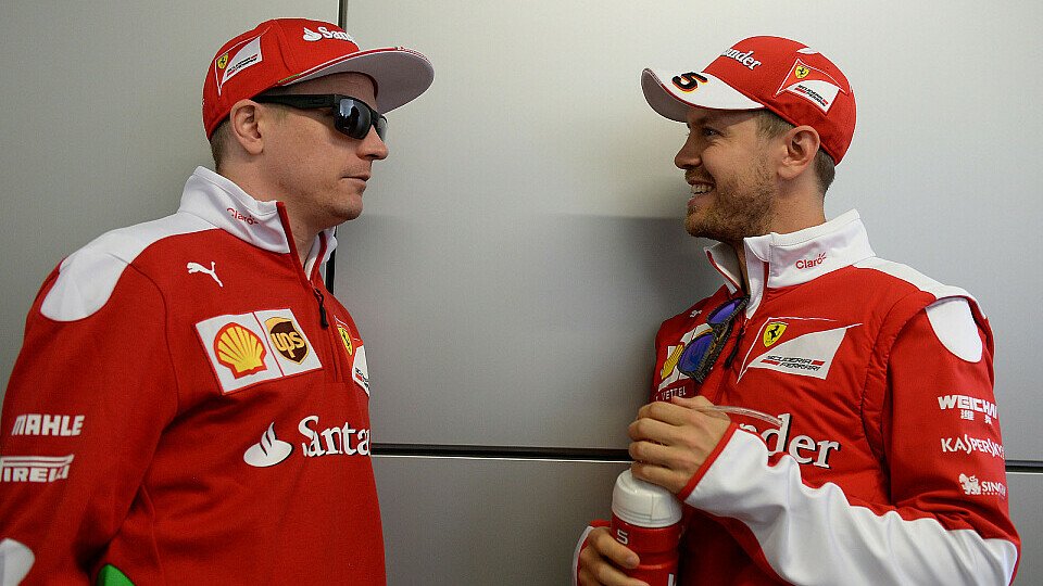 Sebastian Vettel und Kimi Räikkönen verstehen sich blendend, Foto: Ferrari