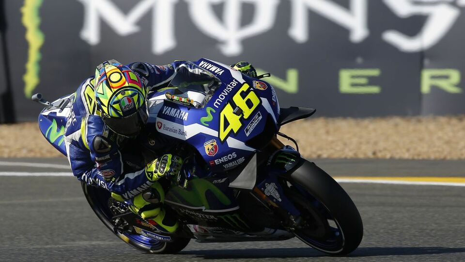 Valentino Rossi erlebte einen schwierigen Freitag in Le Mans, Foto: Yamaha